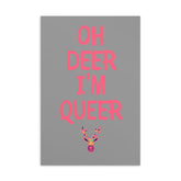 Oh Deer I'm Queer Postcard